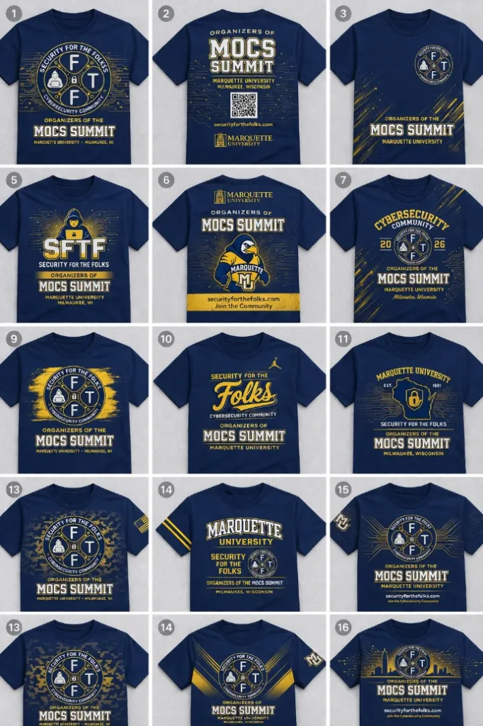 MOCS T-Shirts 2027 Event